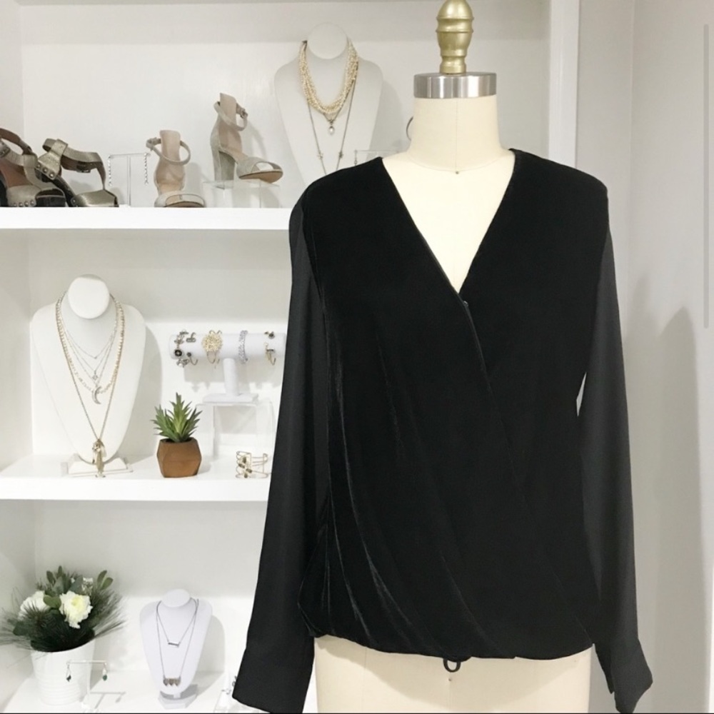 Ann Taylor Velvet Top